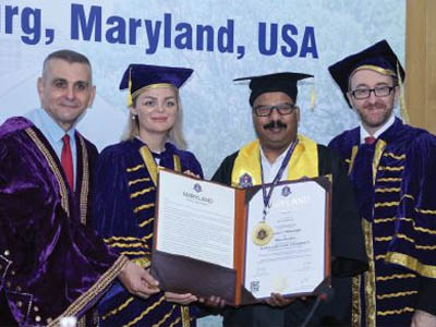 Gold Medal Award From American University